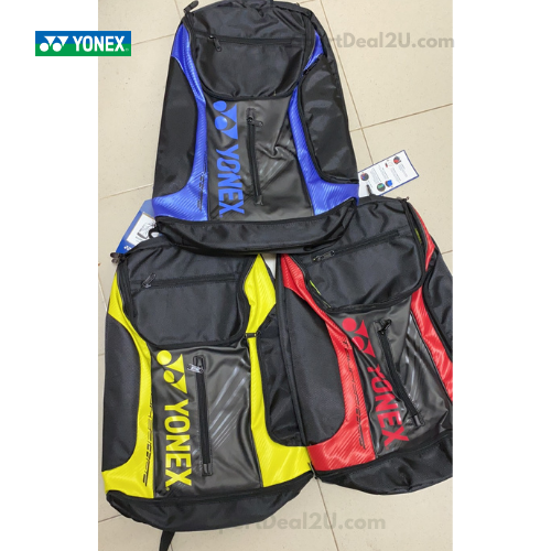 Yonex backpack blue yellow red