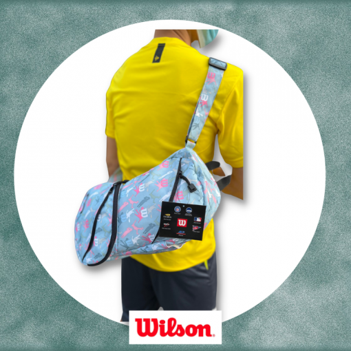 Model Wilson Multistorage Sling Bag Unicorn1