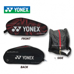 Yonex Zipped Shoe Bag Red